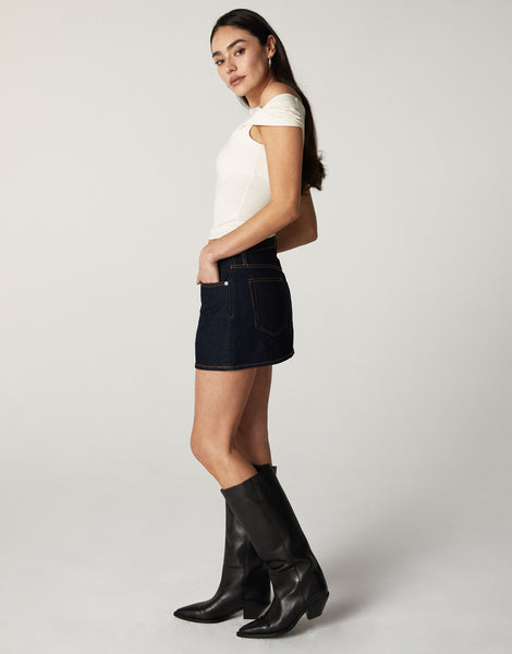 LUCIA Mid-Rise Mini Skirt in Ace