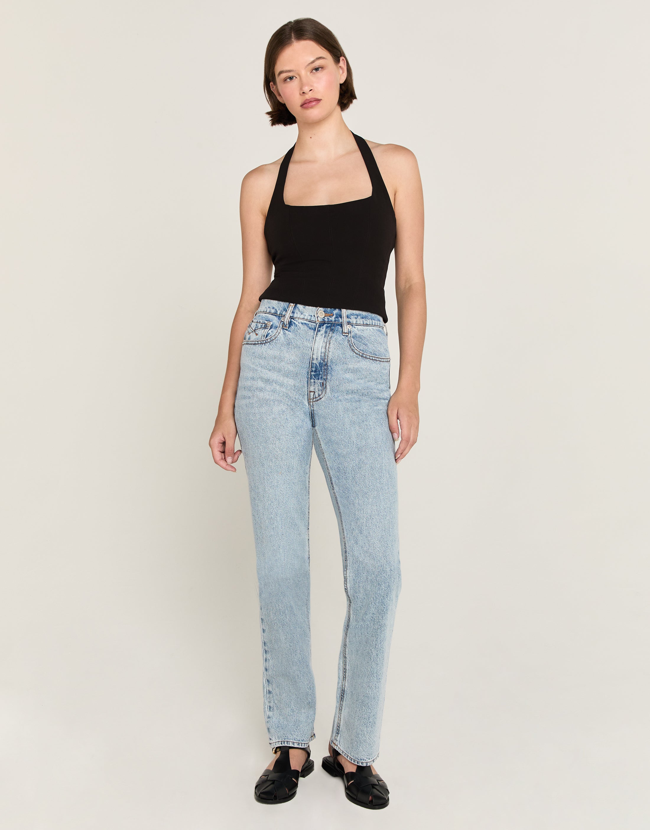 r*.様 highwaist vintagelike straight deni highwaist vintagelike straight denim – louren store