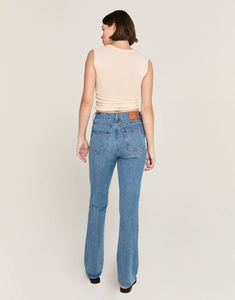 CHLOE High-Rise Slim Boot in Laurel Canyon