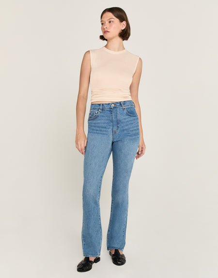CHLOE High-Rise Slim Boot in Laurel Canyon