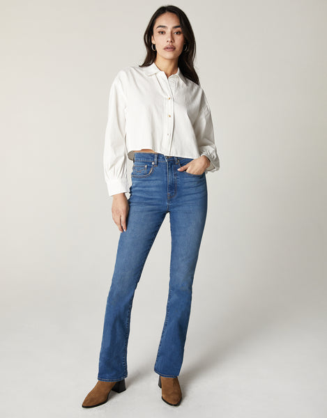 CHLOE High-Rise Slim Boot in Summers' End