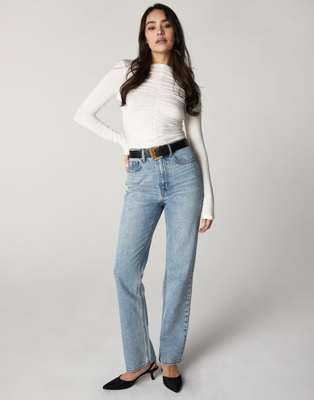 RAE High-Rise Straight Leg in Nostalgia