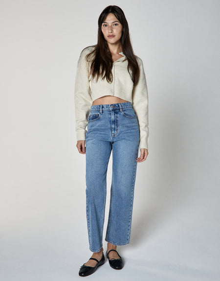 RAE High-Rise Cropped Straight Leg in Fire & Rain