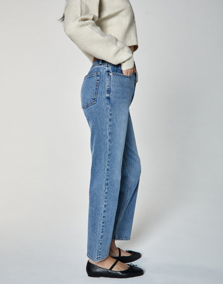 RAE High-Rise Cropped Straight Leg in Fire & Rain