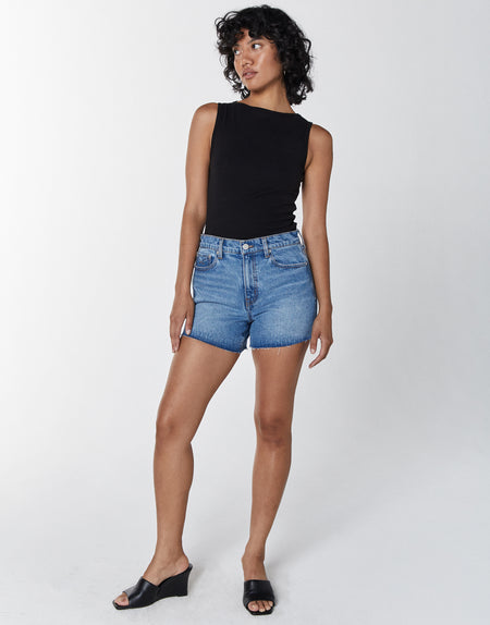 EMMA High-Rise Mom Short in Beaudry