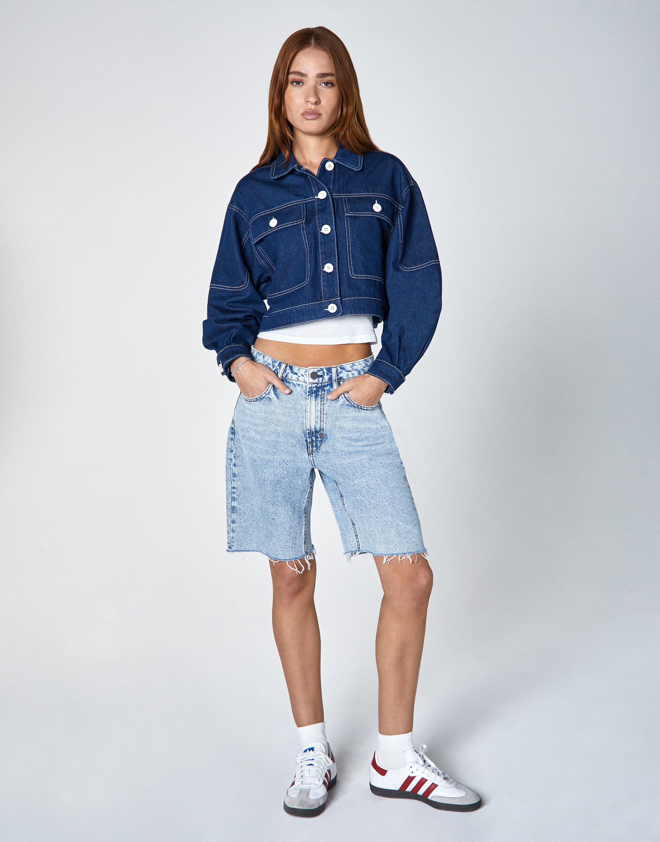 【YOURNUS】Minimal Two Way Crop Jacket Amazon.com: Tankaneo Womens Cropped Jacket Zip Up