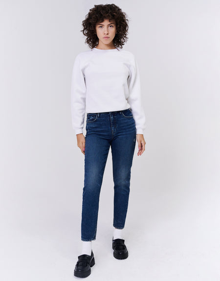 DEBBIE Step-Mom High Rise Slim Fit in Nightsky