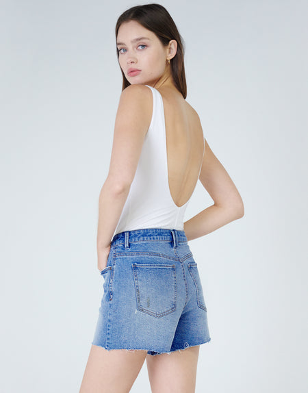 EMMA High Rise Mom Short in Trance