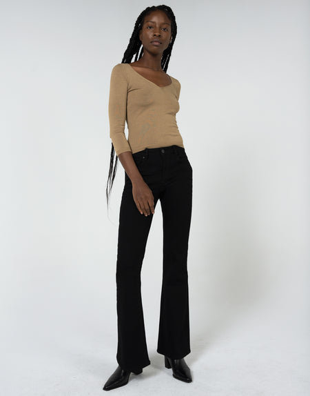 JANET Mid Rise Flare in Shade